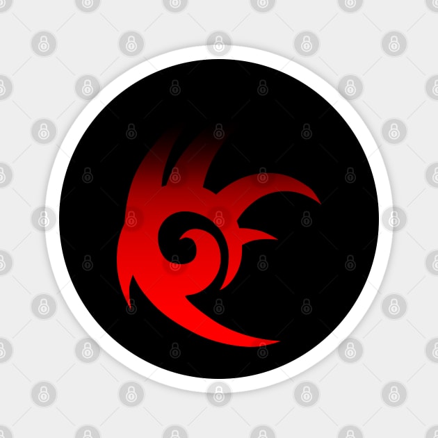 Shadow the Hedgehog Symbol Magnet by JacCal Brothers